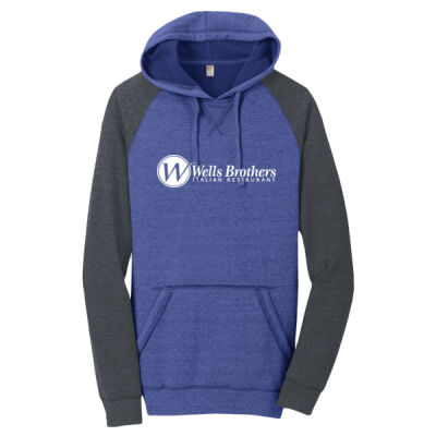 Wells Brothers - Young Mens Lightweight Fleece Raglan Hoodie Thumbnail