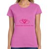 Ladies Heavy Cotton 100% Cotton T Shirt Thumbnail