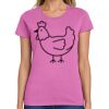 Ladies Heavy Cotton 100% Cotton T Shirt Thumbnail