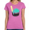 Ladies Heavy Cotton 100% Cotton T Shirt Thumbnail