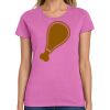Ladies Heavy Cotton 100% Cotton T Shirt Thumbnail