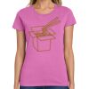 Ladies Heavy Cotton 100% Cotton T Shirt Thumbnail