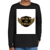 Youth Heavy Cotton 100% Cotton Long Sleeve T Shirt Thumbnail