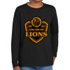 Youth Heavy Cotton 100% Cotton Long Sleeve T Shirt Thumbnail