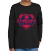 Youth Heavy Cotton 100% Cotton Long Sleeve T Shirt Thumbnail