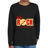 Youth Heavy Cotton 100% Cotton Long Sleeve T Shirt Thumbnail