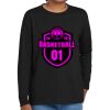 Youth Heavy Cotton 100% Cotton Long Sleeve T Shirt Thumbnail