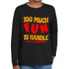 Youth Heavy Cotton 100% Cotton Long Sleeve T Shirt Thumbnail
