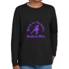 Youth Heavy Cotton 100% Cotton Long Sleeve T Shirt Thumbnail