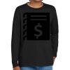 Youth Heavy Cotton 100% Cotton Long Sleeve T Shirt Thumbnail