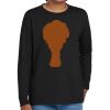 Youth Heavy Cotton 100% Cotton Long Sleeve T Shirt Thumbnail