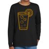 Youth Heavy Cotton 100% Cotton Long Sleeve T Shirt Thumbnail