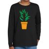 Youth Heavy Cotton 100% Cotton Long Sleeve T Shirt Thumbnail