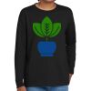 Youth Heavy Cotton 100% Cotton Long Sleeve T Shirt Thumbnail